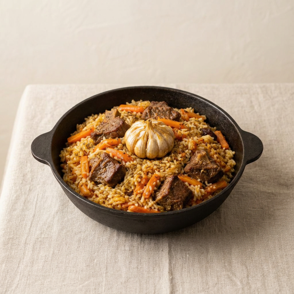 Authentic Uzbek Plov